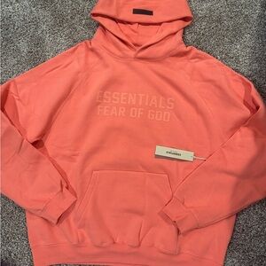 Fear of God Essentials Coral Hoodie